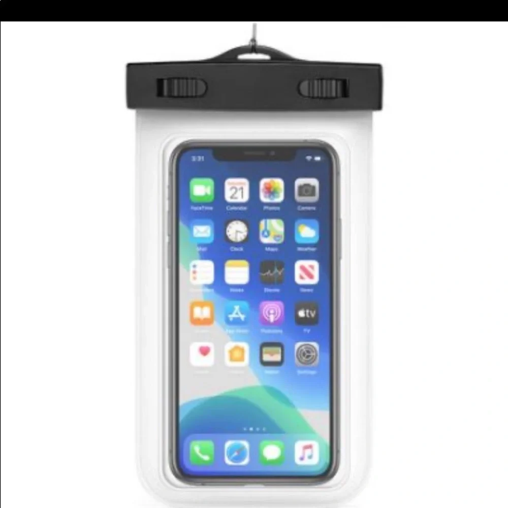 🆕🏝Waterproof Phone Case with Lanyard- Pink available.